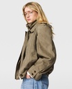 Double Layer Suede Effect Jacket