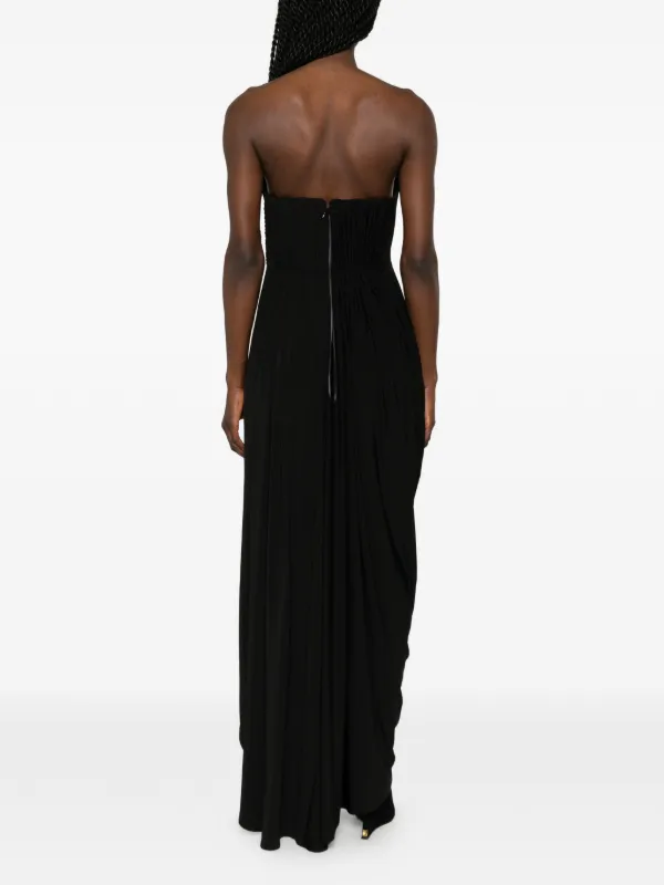 Crepe Jersey Square Neck Gown