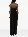 Crepe Jersey Square Neck Gown