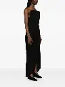 Crepe Jersey Square Neck Gown