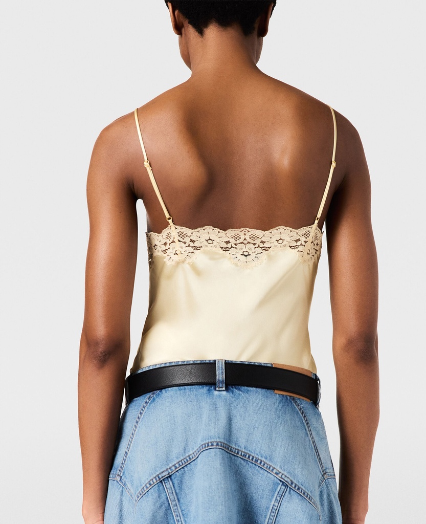 Slip Top with Lace Details