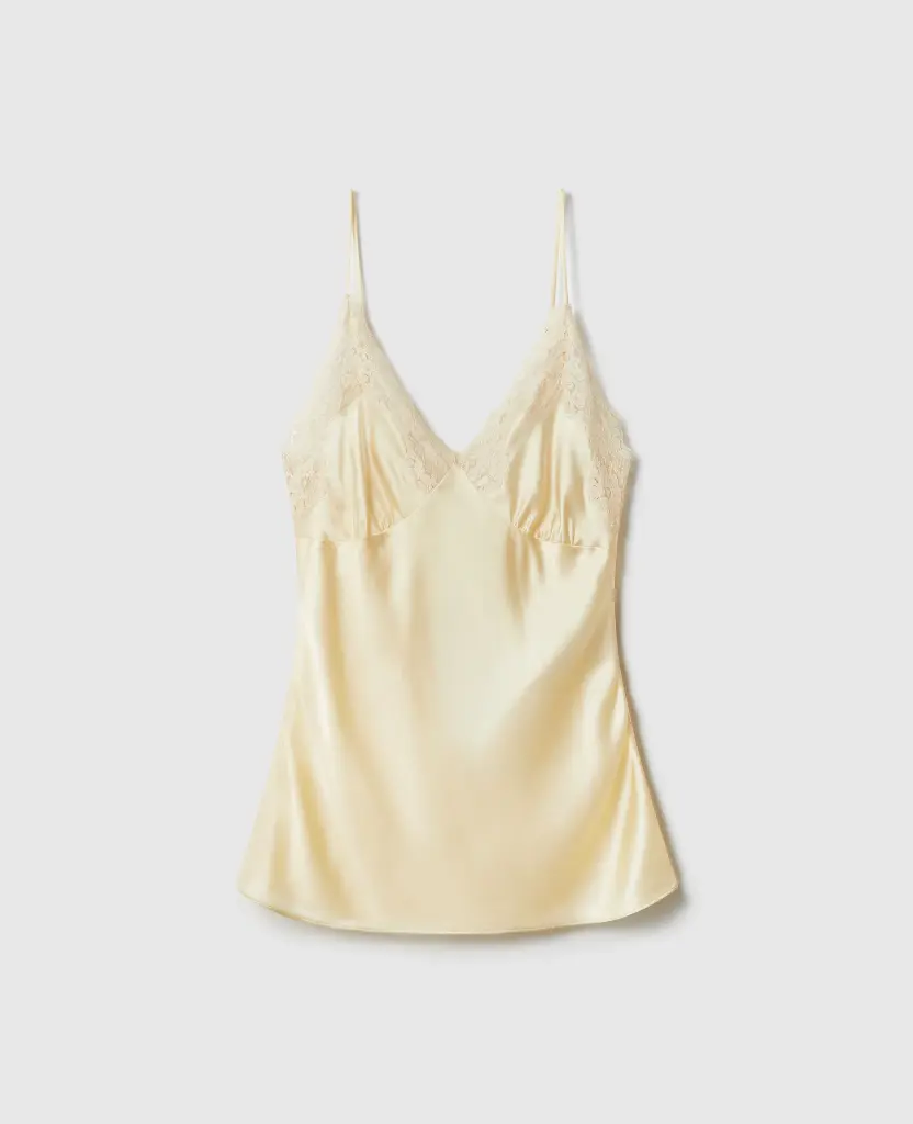 Slip Top with Lace Details