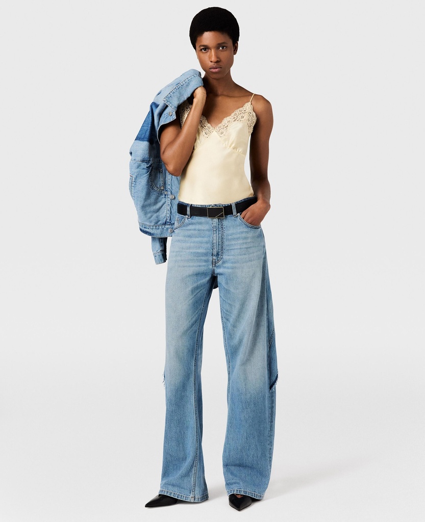 Slip Top with Lace Details