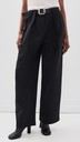 Matteo Belted Tuck Trousers