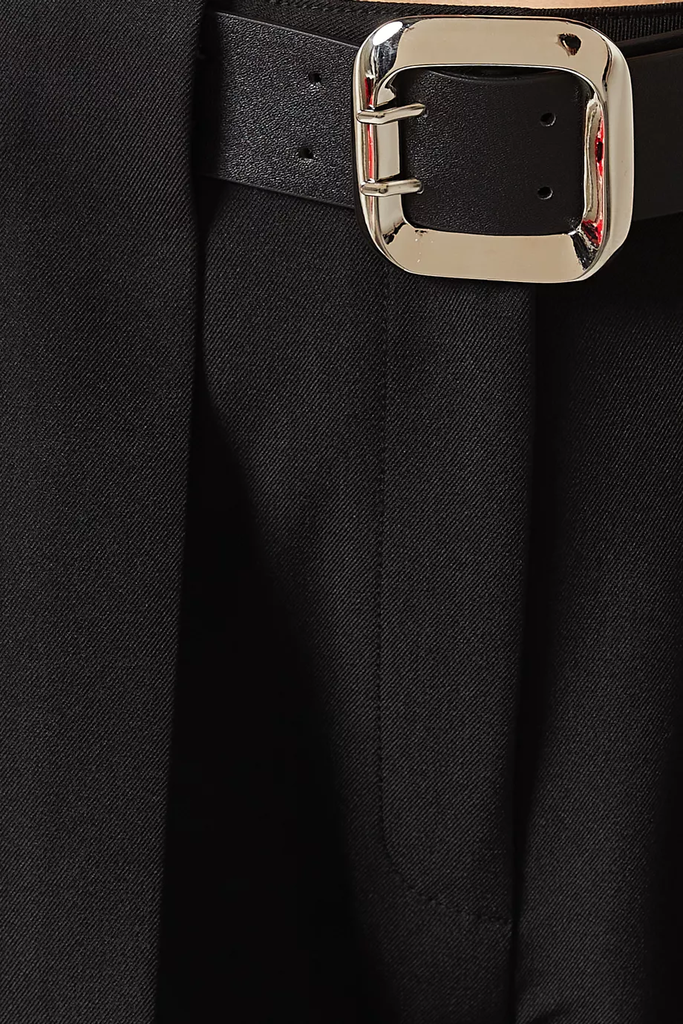 Matteo Belted Tuck Trousers