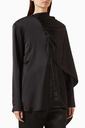 Koa Scarf Satin Blouse