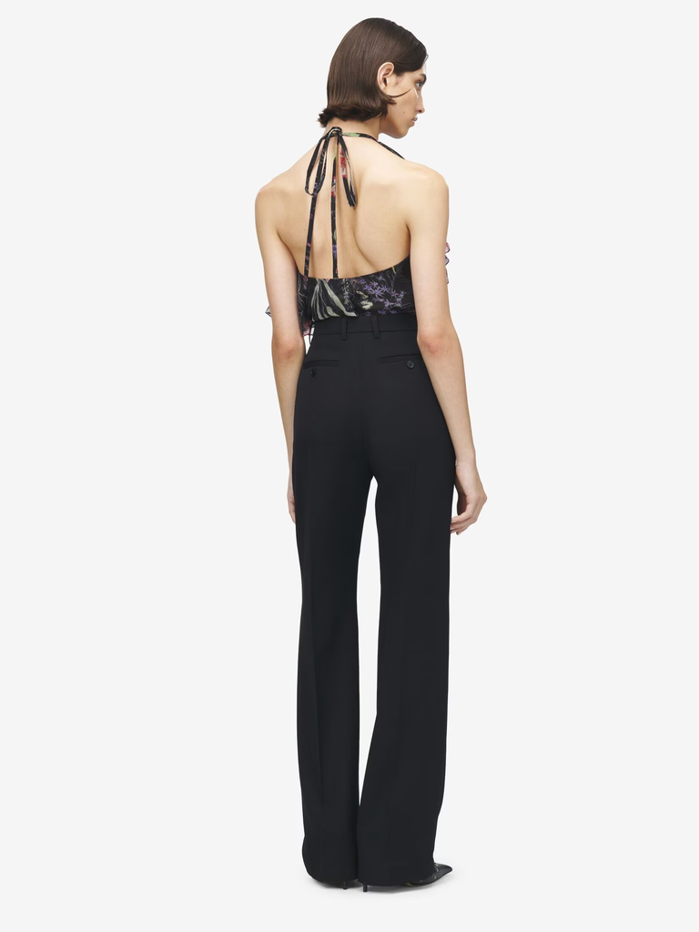 High Waisted Tailored Trousers 
