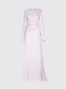 Crewneck Draped Long Dress