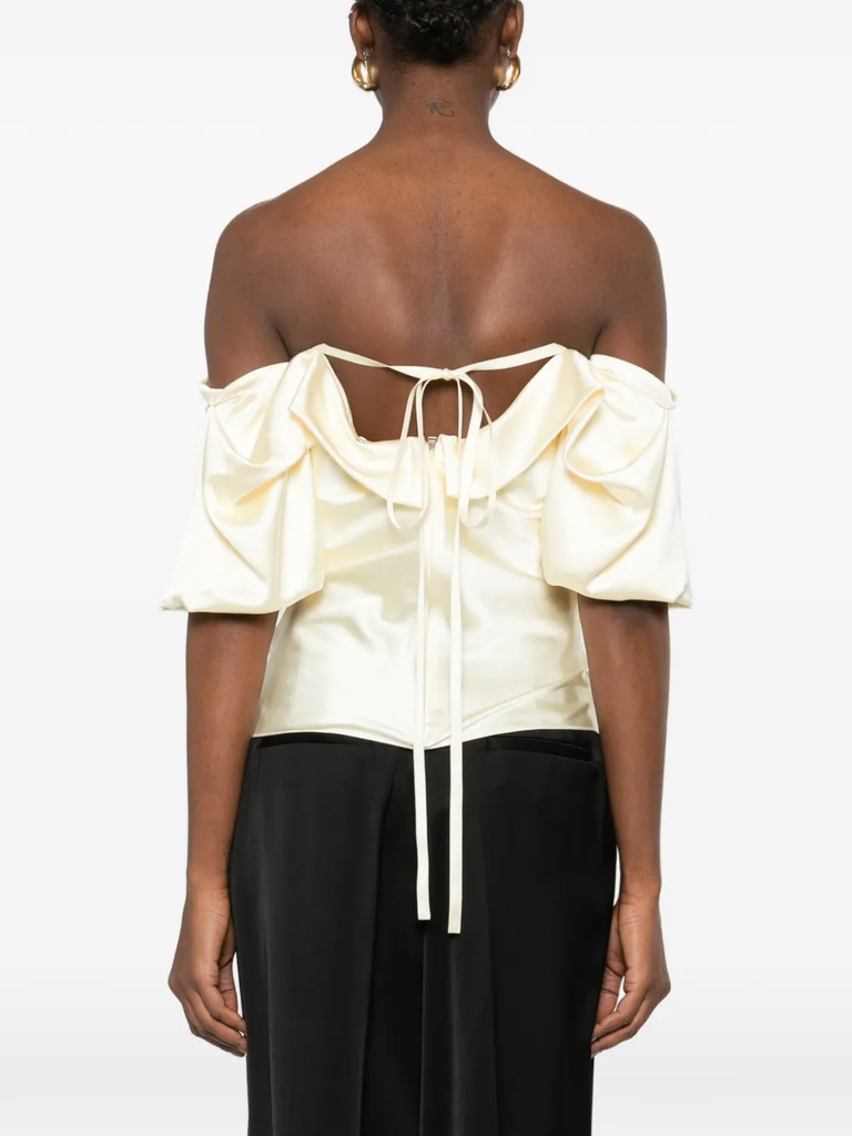 Off-the Shoulder Draped Top