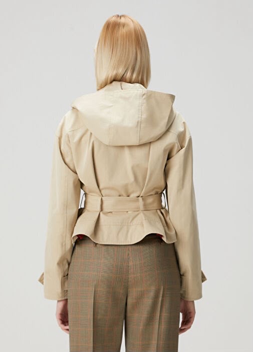 Belted Peplum Jacket