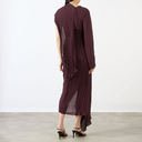 One Shoulder Plisse Dress