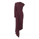 One Shoulder Plisse Dress