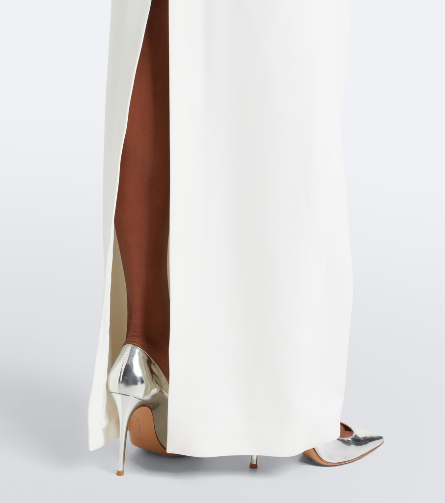 Crystal Pendant Halterneck Gown