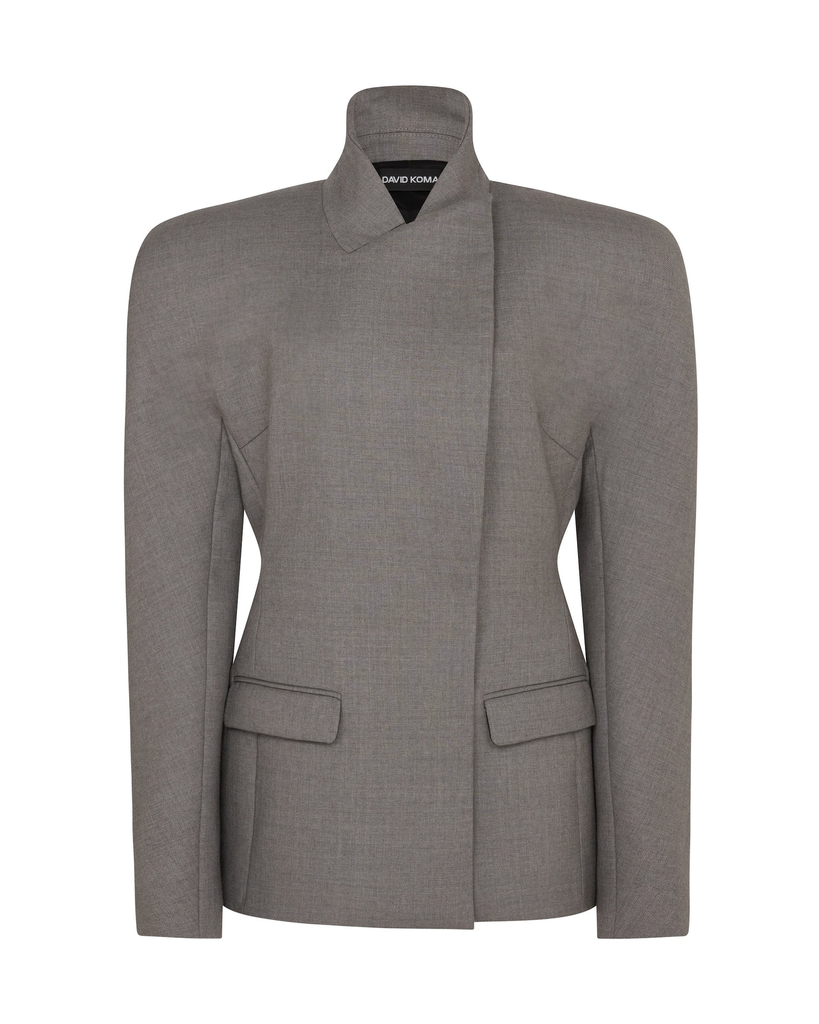Structured Sleeve Tailored Jacket