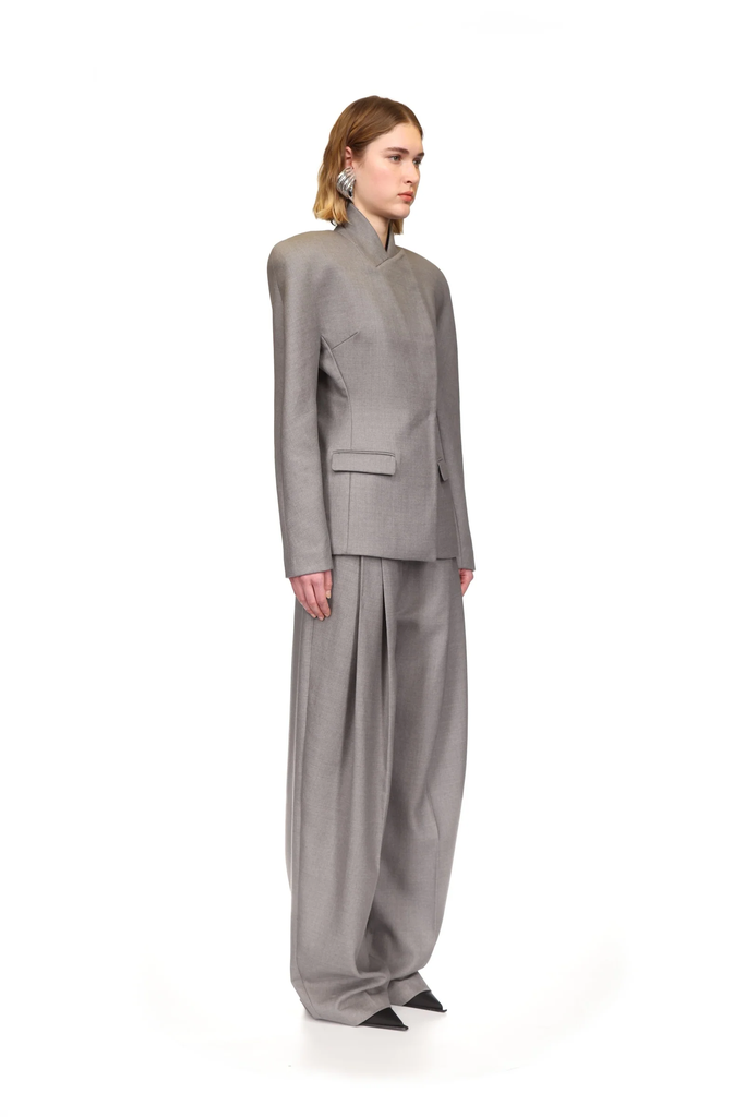 Structured Sleeve Tailored Jacket
