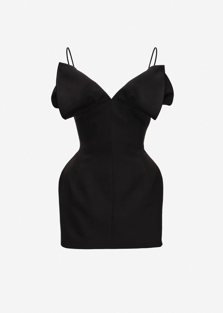V Neck Corset Mini Dress