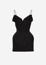 V Neck Corset Mini Dress
