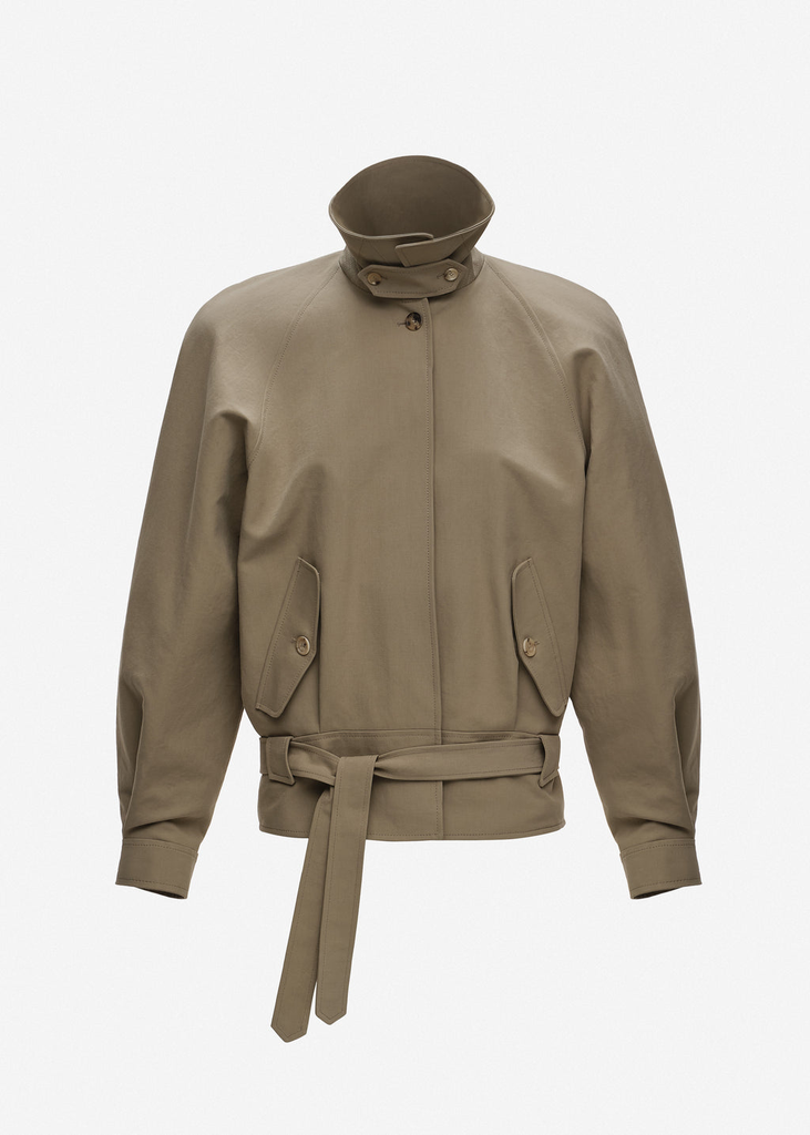 Belted Raglan Jacket 
