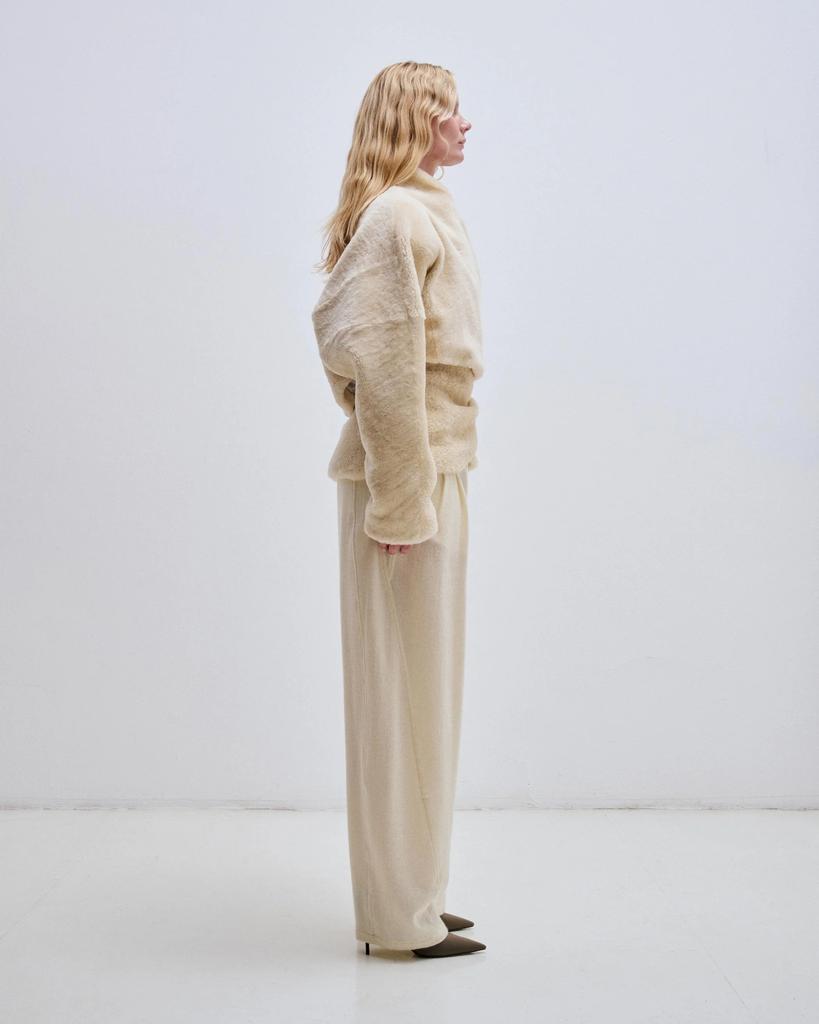 Cindy Faux Shearling Contour Jacket