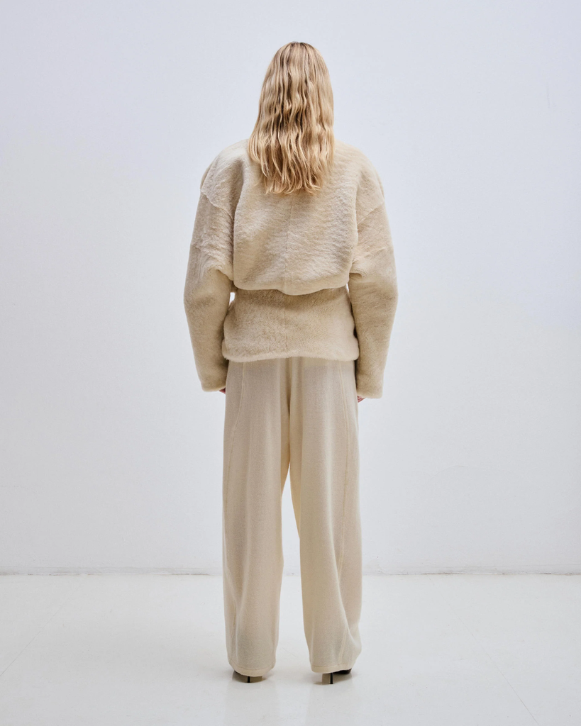 Cindy Faux Shearling Contour Jacket