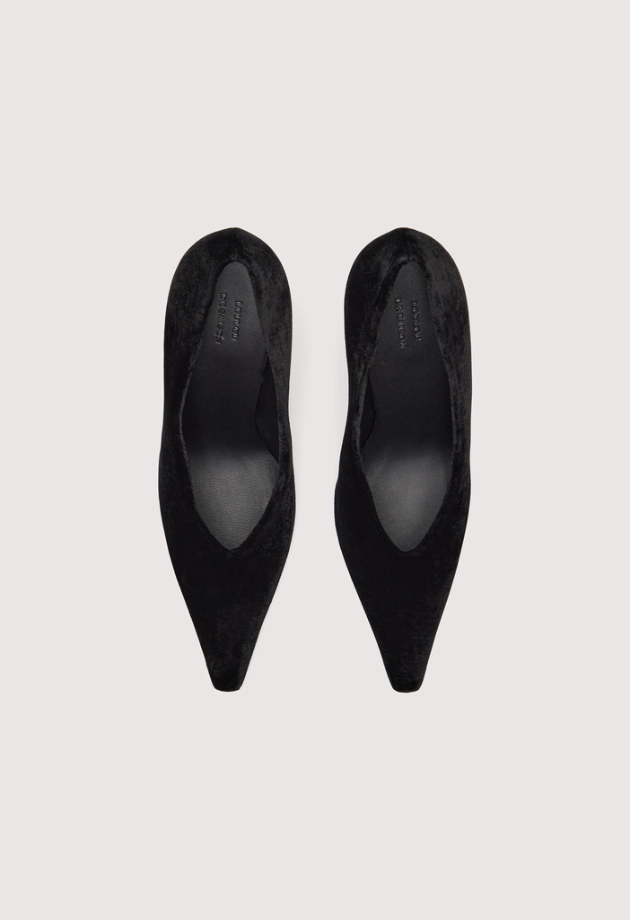 JOSIE Velvet Heel Pumps