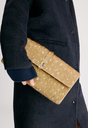 PIPER Deer Print Pony Effect Leather Clutch