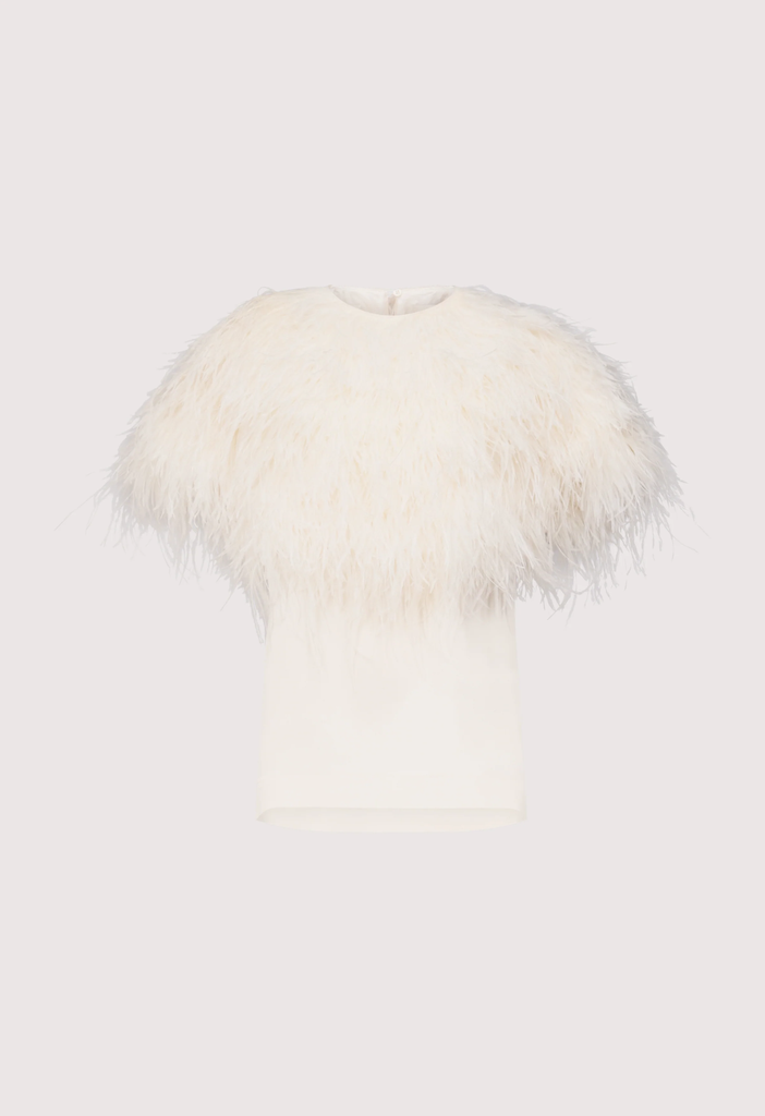 IONA Ostrich Feathers Top