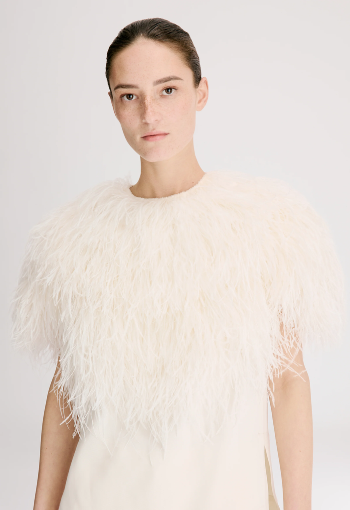IONA Ostrich Feathers Top
