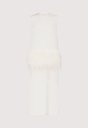 SONIA Dress With Ostrich Feathers Detail
