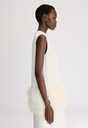 SONIA Dress With Ostrich Feathers Detail