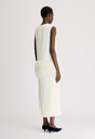 SONIA Dress With Ostrich Feathers Detail