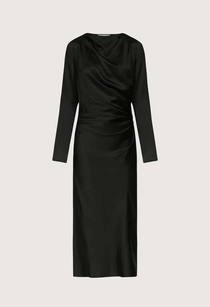 FABIO Draped Satin Dress