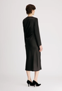 FABIO Draped Satin Dress