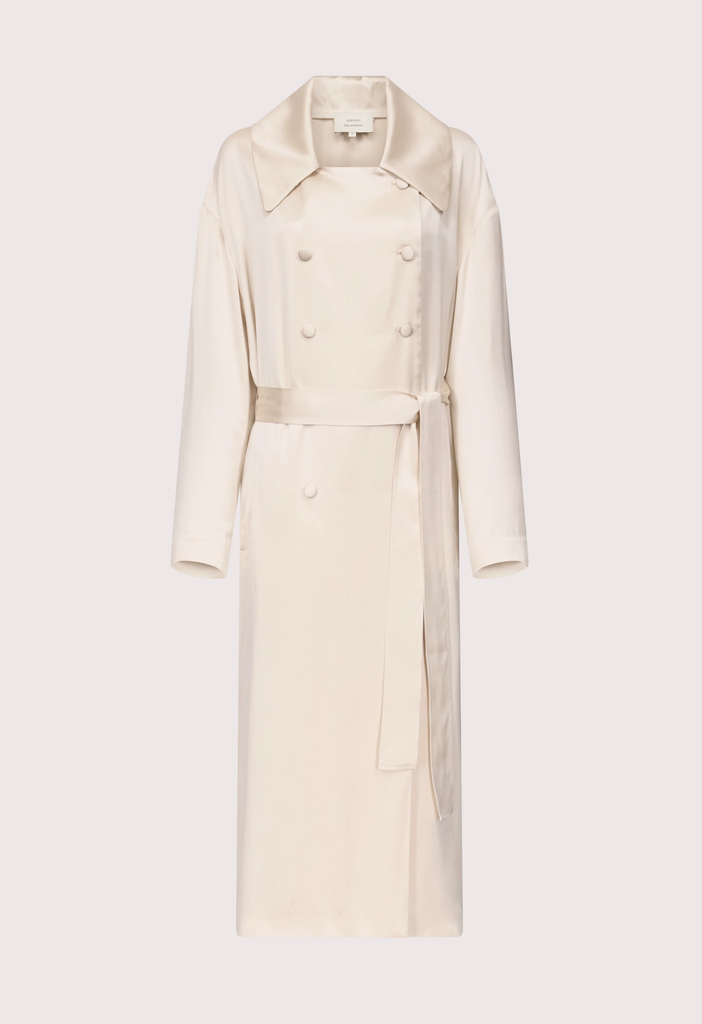 ERIKA Satin coat dress