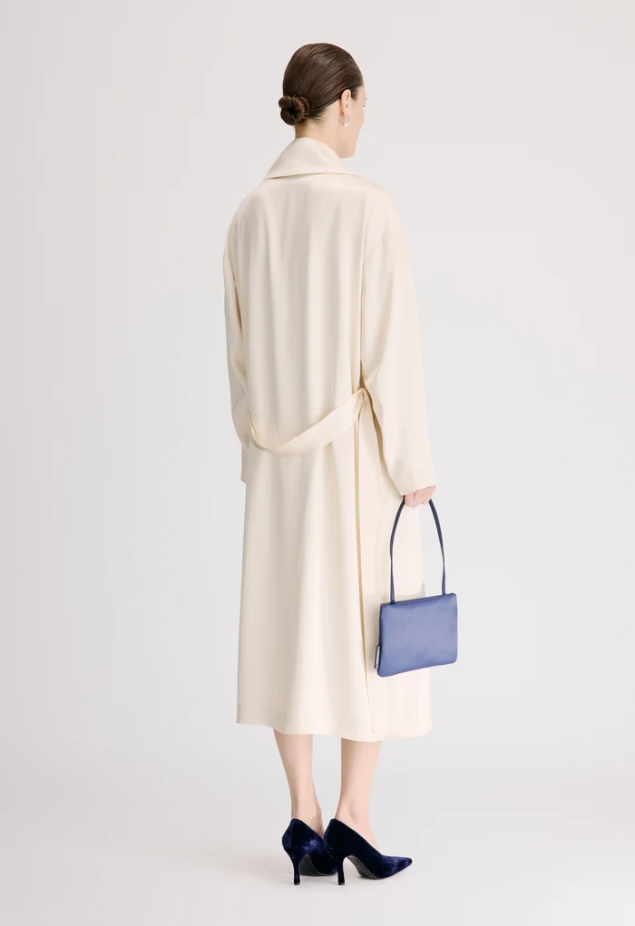 ERIKA Satin coat dress