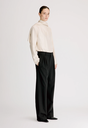 NAT Pleated Grain de Poudre Trousers