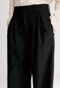 NAT Pleated Grain de Poudre Trousers