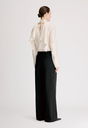 NAT Pleated Grain de Poudre Trousers