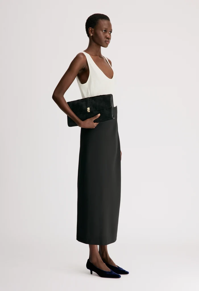 SAMOS LDS Grain de Poudre Long Skirt