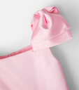 Pink Satin Bow Dress