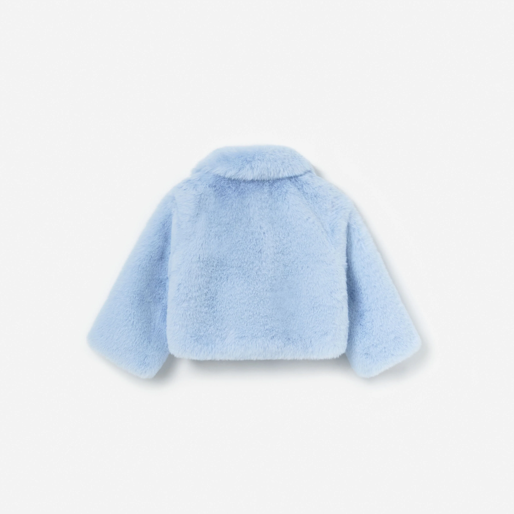 Faux Fur Bow Jacket