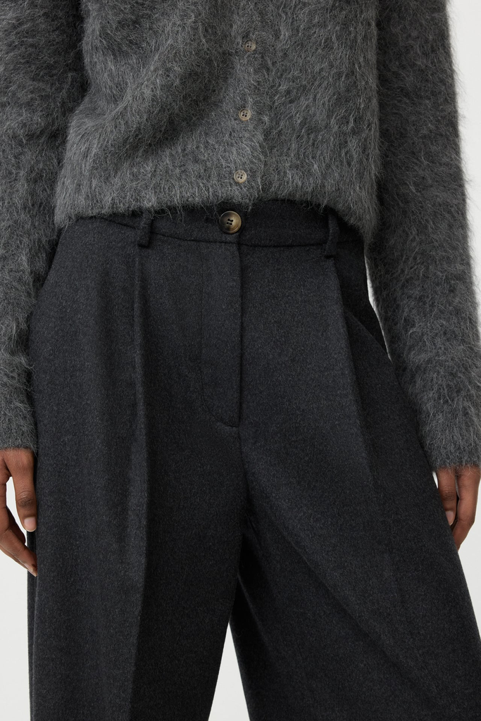 Wide Pleat Trousers
