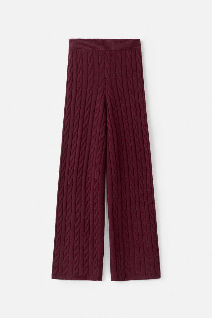 Cable Knit Pants