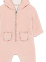 Teddy Fleece Hooded Romper
