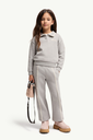 Cotton Fleece Trimmed Track Pants