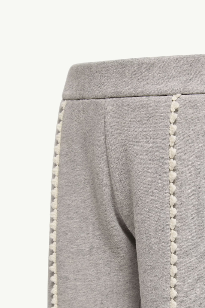 Cotton Fleece Trimmed Track Pants