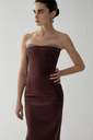 Noelie Strapless Maxi in Rimth