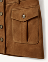Suede Mini Skirt