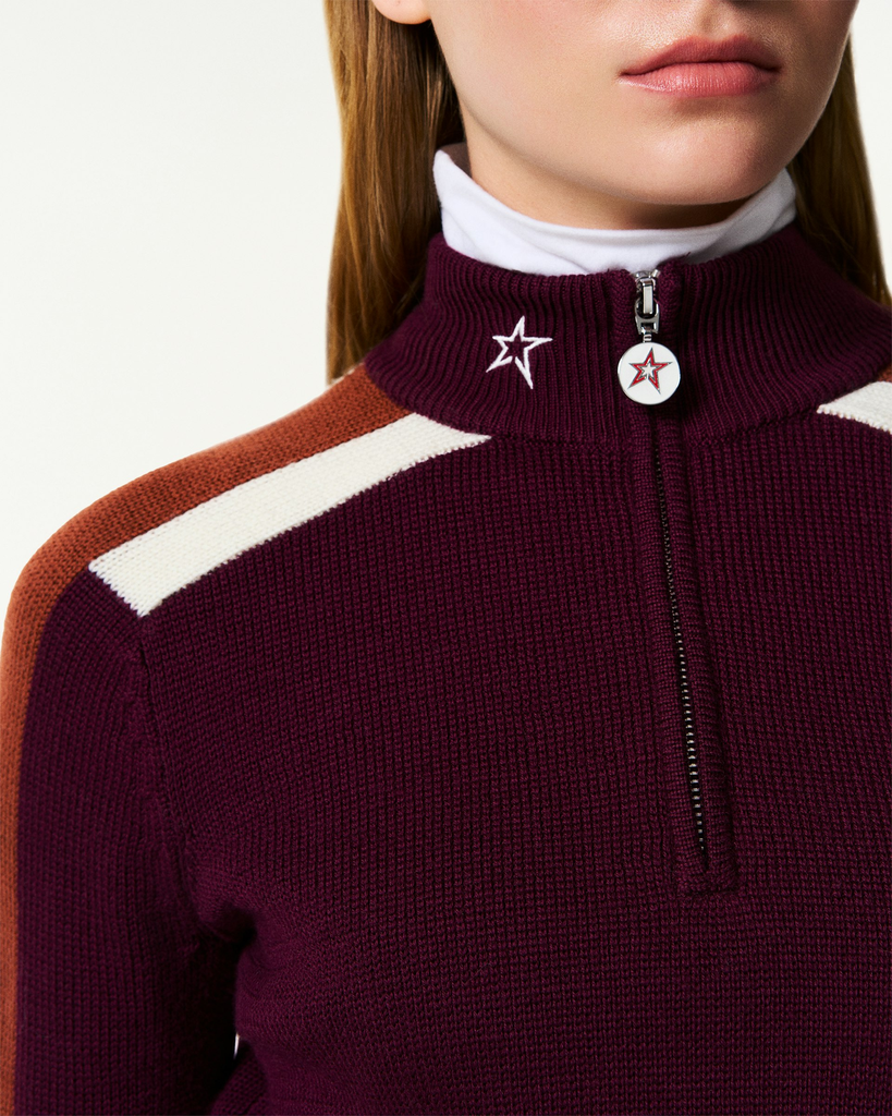 LA Tour Merino Wool 1/4 Zip Sweater