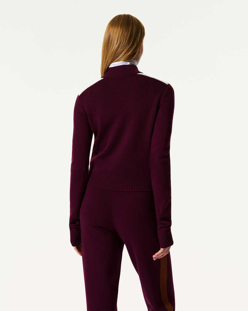LA Tour Merino Wool 1/4 Zip Sweater